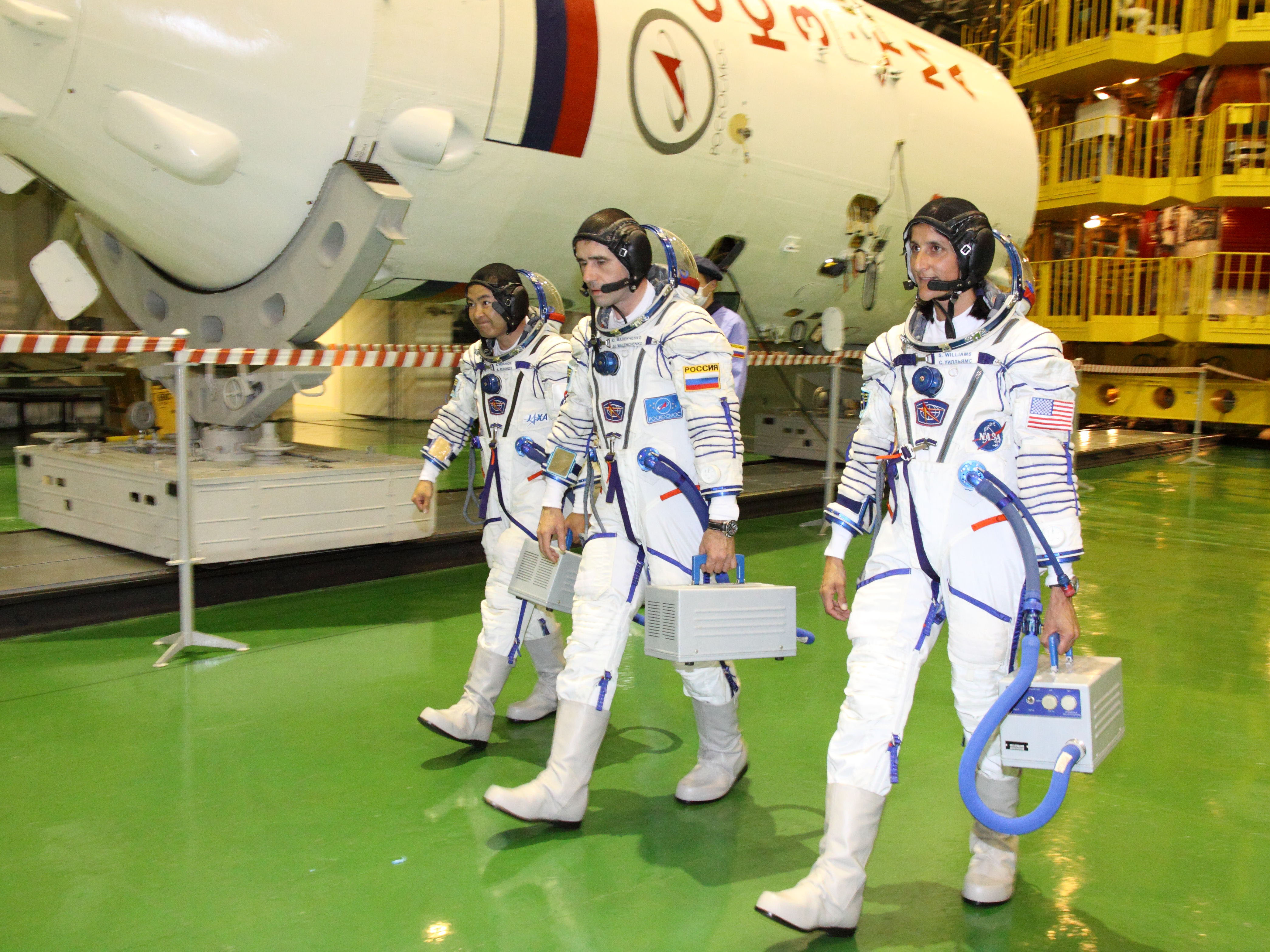 Veteran Space Station Crew to Launch Into Orbit Tonight